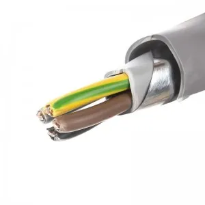 Cablu electric cu 4 fire de 6 mm armat cu manta metalica