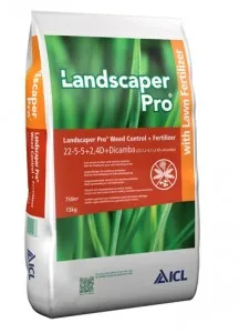 Ingrasamant Landscaper Pro Weed & Feed cu erbicid anti-buruieni (sac 15 kg)